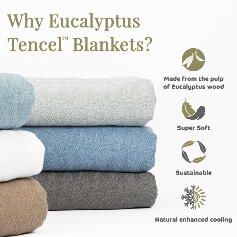 Eucalyptus Cotton Blend Blanket